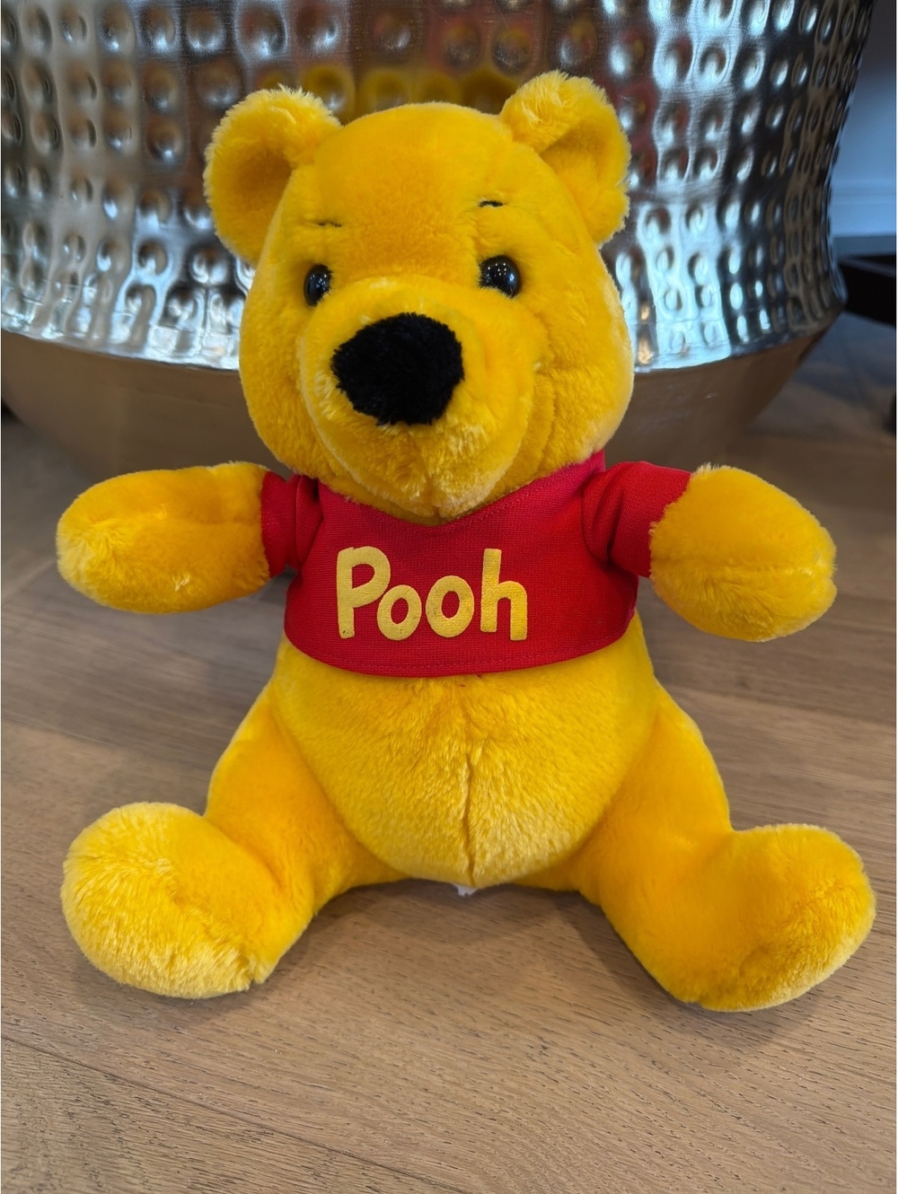 Vintage Sears Winnie the Pooh Plush Walt Disney Productions 69347 Red Shirt